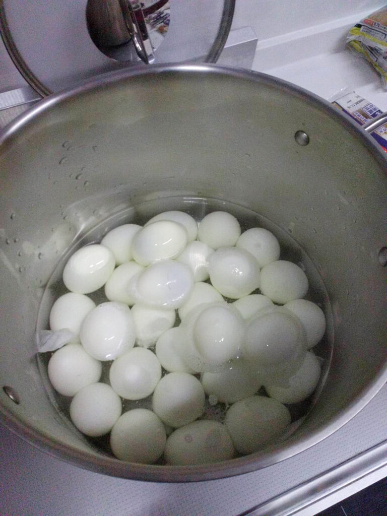 たまご差し入れ