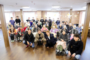 住宅型有料老人ホーム　ドリームフィールド瀬戸　新春餅つき